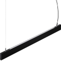 Ideal Lux - LED-rippvalgusti STEEL terasnööriga LED/29W/230V 4000K CRI 90 120 cm must